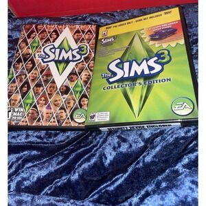 Sims 3: Collector's Edition Preorder Bonus Pack Pre-Release Stickers Poster Game